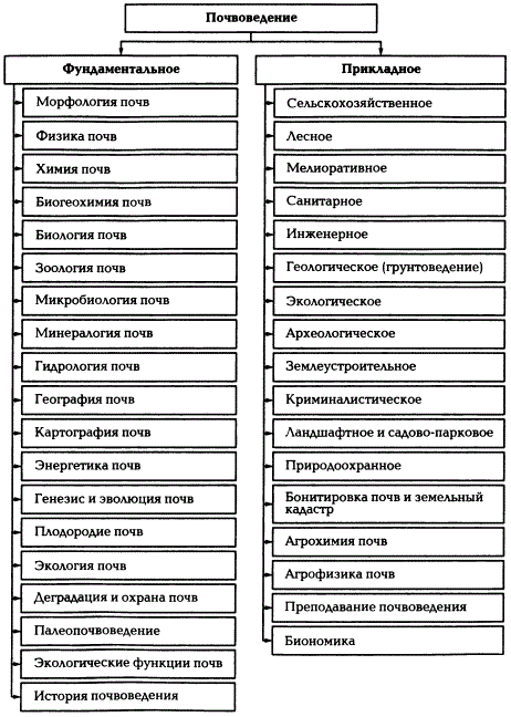 Структура почвоведения