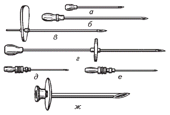 Иглы для взятия крови, кровопусканий и внутривенных инъекций
